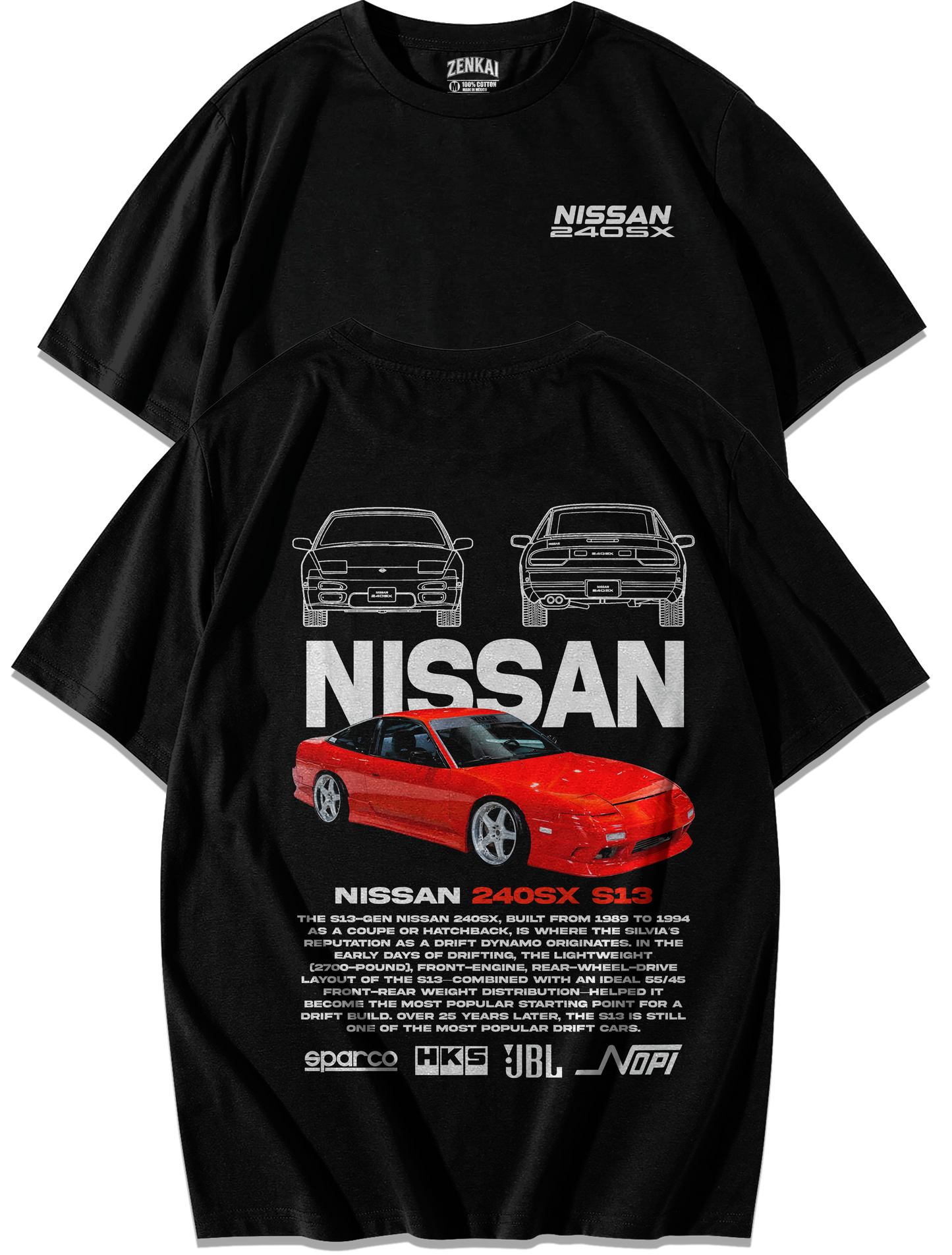 Playera Nissan 240SX s13