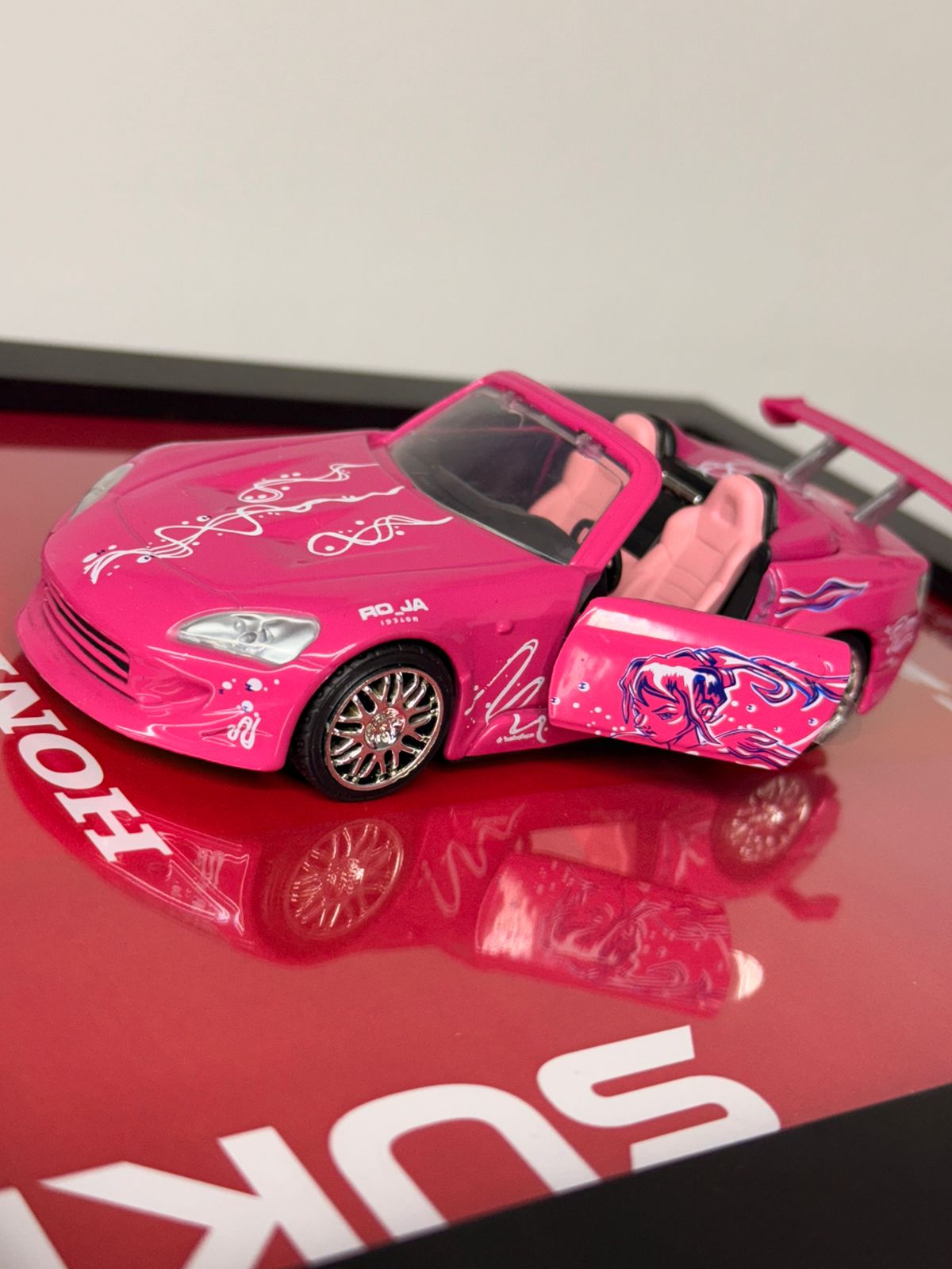 Cuadro con auto a escala Honda S2000 Suki