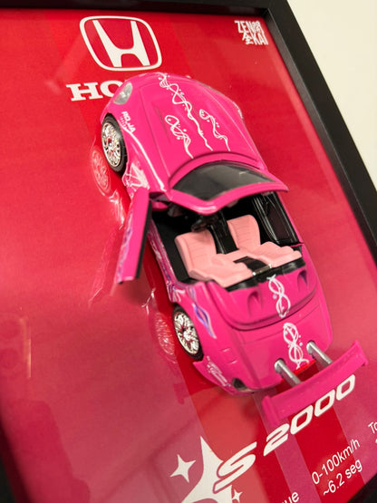 Cuadro con auto a escala Honda S2000 Suki