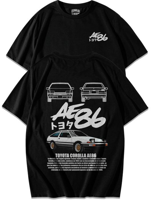 Playera Toyota AE86 Trueno