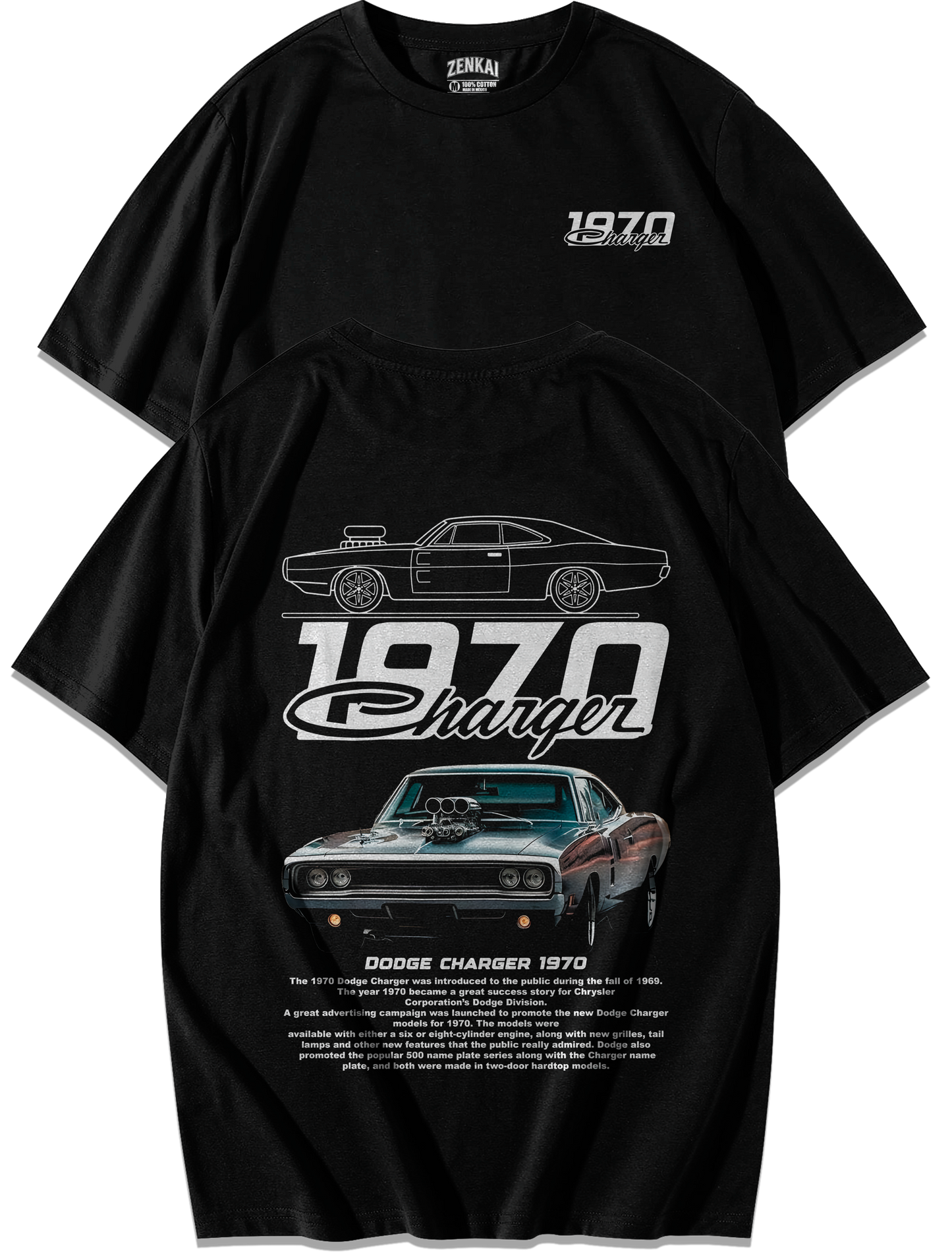 Playera Dodge Charger 1970