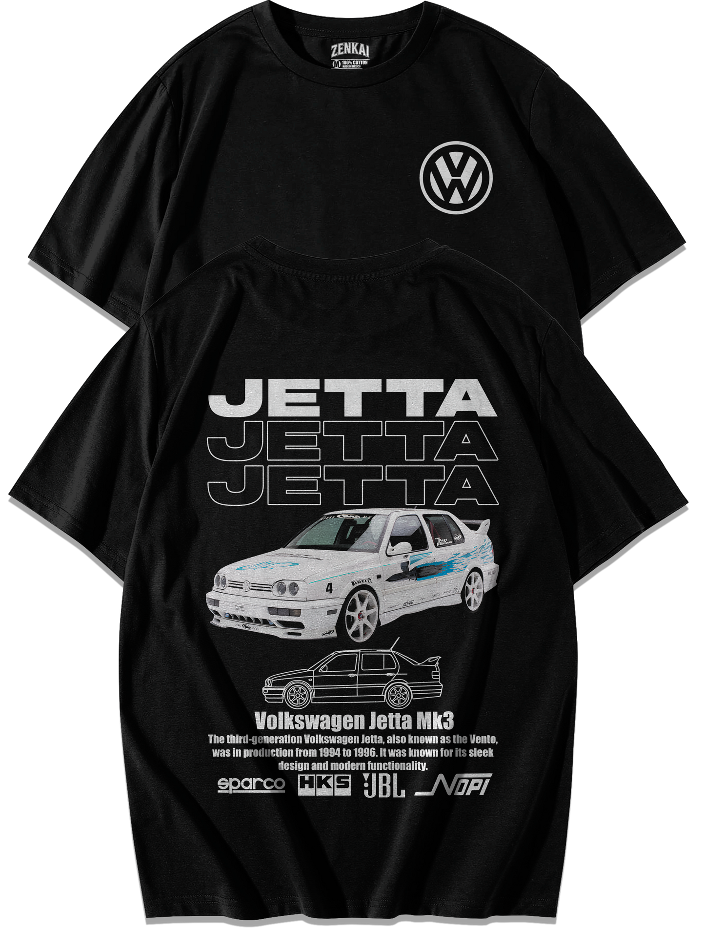 Playera Volkswagen Jetta MK3